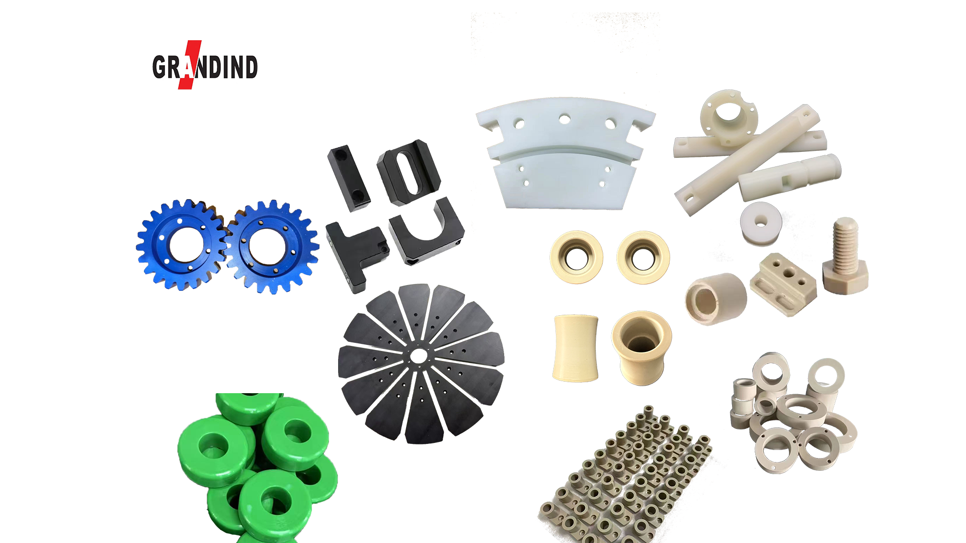 ชิ้นส่วนพลาสติกที่มีความแม่นยำ: PEEK, ไนลอน, ชิ้นส่วน CNC POM